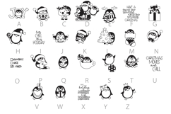 Merry Penguins Dingbats Product Image 4