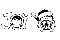 Merry Penguins Dingbats Product Image 6