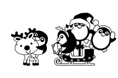 Merry Penguins Dingbats Product Image 8