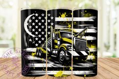 Tow Truck Tumbler Wrap, Tow Truck Driver Sublimation Product Image 1