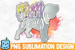 Mom Of a Beagle Sublimation Design Product Image 1