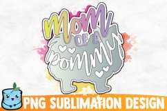 Mom Of A Pommy Sublimation Design Product Image 1