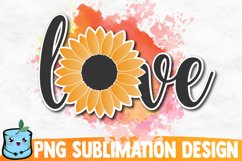 Sunflower Love Sublimation Design Product Image 1