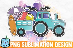 Summer Truck Sublimation Design Product Image 1