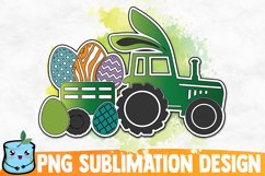 Easter Truck Sublimation Design Product Image 1