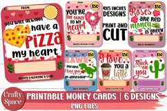 Valentine's Day Money Card PNG | Printable Money Cards Product Image 1
