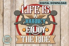Motorcycle/ Motorcycle trip/laser cut files/SVG/DXF/CDR Product Image 1
