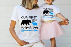 Our First Mothers Day 2022 Svg, Mothers Day Gift, Girl Svg Product Image 1