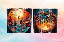 3D Fairy and Butterfly Tumbler Wraps | 20 oz Skinny Tumbler Product Image 2