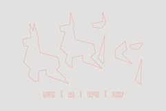 SVG Origami Lama Paper Art - 3D Origami Wall Decor Product Image 3
