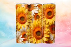 3D Flower Straight Tumbler Wraps | 20 oz Skinny Tumbler Product Image 4