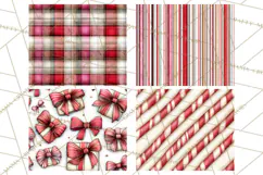 Christmas Sweets Digital Paper, Peppermint Candy Christmas Product Image 4