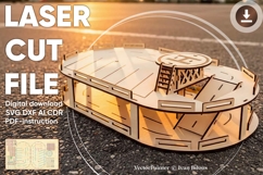 Parking - laser cut file, SVG DXF pattern Product Image 1