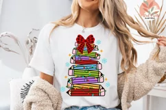 Christmas Teacher Sweatshirt png, Christmas tree Teacher svg Product Image 2