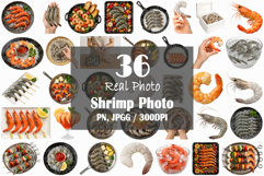 Shrimp Photo | raw cooked seafood ingredient prawn shellfish Product Image 1