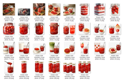 Korean style strawberry syrup photo | fruit cheong preserve Product Image 11