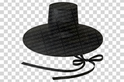 KOREAN Gat Hat Photo | Traditional Demon black horsehair PNG Product Image 2