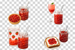 Korean style strawberry syrup photo | fruit cheong preserve Product Image 7