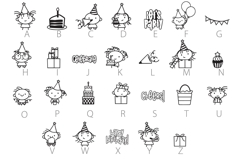 Pippins Party Dingbats Product Image 3