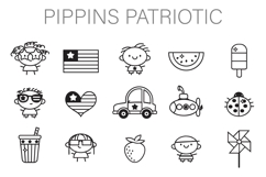 Pippins Patriotic Dingbats Product Image 1