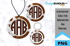 Sublimation Brown Cowhide - Car Coaster- Car Charm Product Image 1