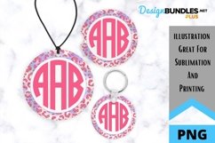 Sublimation Multicolor Leopard - Car Coaster- Car Charm Product Image 1