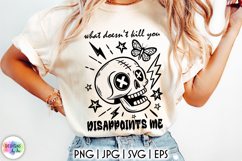 Sarcastic SVG, Snarky Skull SVG, Funny Quotes PNG Product Image 1