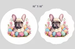 Easter French Bulldog Dog Wind Spinner Png Product Image 2
