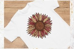 Sunflower Leopard print PNG Sublimation Product Image 2