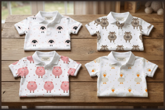 Cute Farm Animals Seamless Pattern Bundle for Nursery Product Image 4