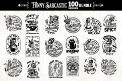 Funny Sarcastic skulls svg, Snarky skull svg bundle 100 file Product Image 2