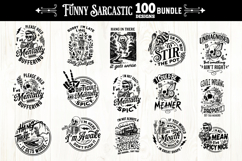 Funny Sarcastic skulls svg, Snarky skull svg bundle 100 file Product Image 5