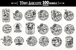 Funny Sarcastic skulls svg, Snarky skull svg bundle 100 file Product Image 4