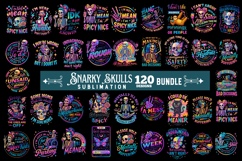 Funny Skeletons Sarcastic Retro 120 PNG Sublimation Product Image 2