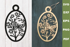 Easter Eggs SVG Design|Easter Hanger Laser cut, Cricut Product Image 1