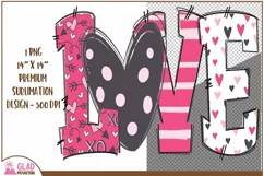 Valentine Love PNG Designs For Sublimation, Love Letters Product Image 1