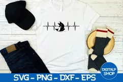 Fishing Pulse Heartbeat Svg, Fishing Pulse Ekg, Catfish Svg Product Image 2