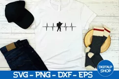 Pulse Soldier Svg, Veteran Svg, Hero Svg, Soldier Svg Product Image 2