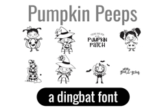 Pumpkin Peeps Dingbats Product Image 3