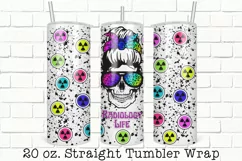 Radiology Tumbler Wrap, Sublimation, Xray, Imaging PNG Product Image 1