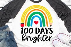 100 Days Brighter SVG, DXF, PNG, EPS Product Image 1