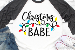 Christmas Babe SVG, DXF, PNG, EPS Product Image 2