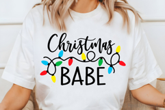 Christmas Babe SVG, DXF, PNG, EPS Product Image 3