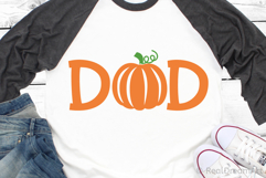 Dad with Pumpkin SVG, DXF, PNG, EPS Product Image 1