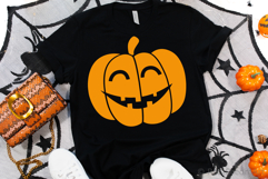 Carved Pumpkin Face SVG, DXF, EPS, PNG Product Image 2