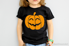 Carved Pumpkin Face SVG, DXF, EPS, PNG Product Image 1