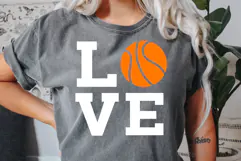 Love Basketball SVG, DXF, PNG, EPS Product Image 2