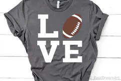 Love Football SVG, DXF, PNG, EPS Product Image 2
