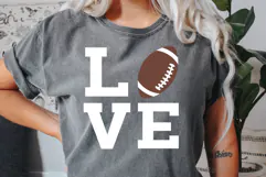 Love Football SVG, DXF, PNG, EPS Product Image 1