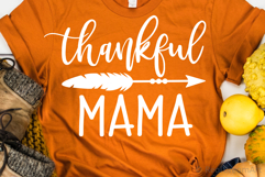 Thankful Mama SVG, DXF, EPS, PNG Product Image 1